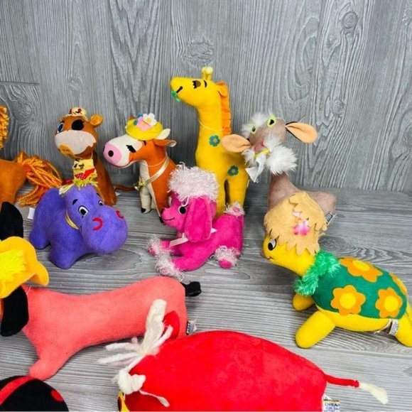 Dakin dream pets 15 animals stuffed animal plush cats , hippo , goat, dogs ,lion - Picture 6 of 15